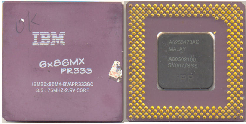 IBM 6x86MX PR333 FAKE