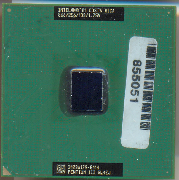 Intel Pentium III 866/256/133/1.75V SL4ZJ COSTA RICA