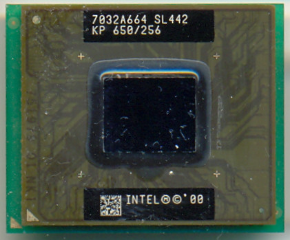 Intel Mobile PIII KP 650/256 SL442