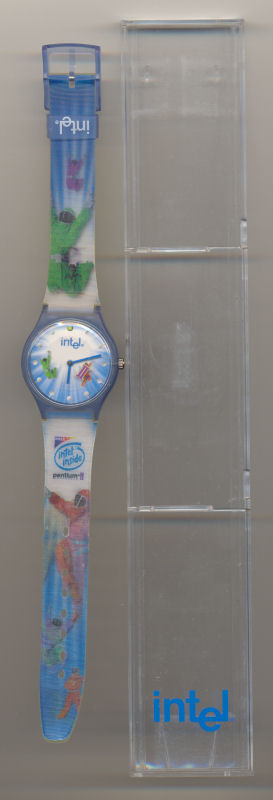 Intel watch Pentium II with case
