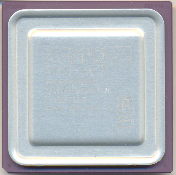 AMD K6-300/AFR engraved