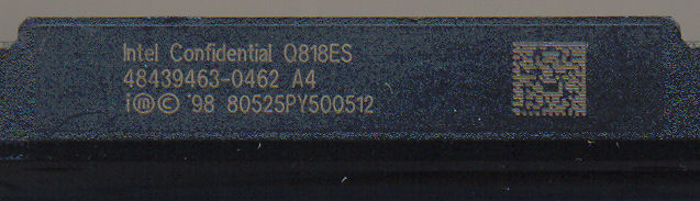 Intel PIII 80525PY500512 Q818ES
