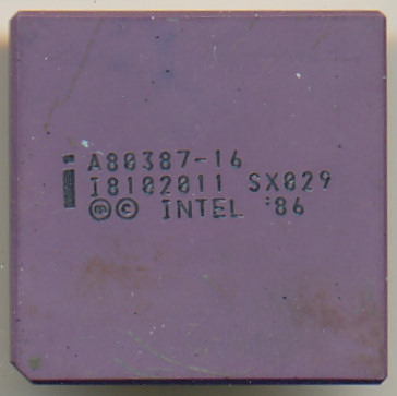 Intel A80387-16