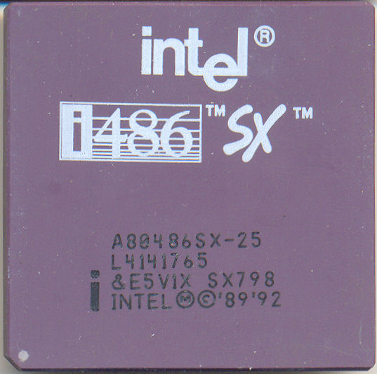 Intel A80486SX-25 SX798