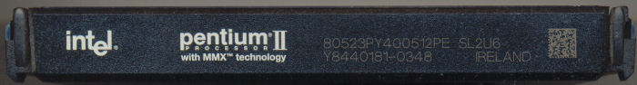 Intel PII 80523PY400512PE SL2U6 IRELAND
