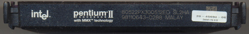 Intel PII 80522PX300512EC SL2HA MALAY