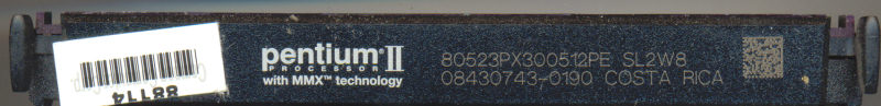 Intel PII 80523PX300512PE SL2W8