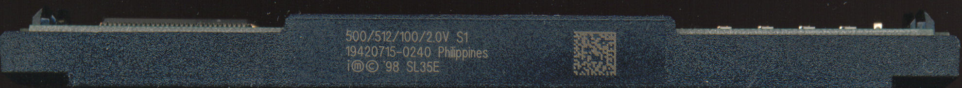 Intel PIII 500/512/2.0V SL35E Philippines