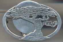Intel belt buckle Intel Monterey 1977