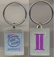 Intel keychain PII metal Intel keychain PII metal