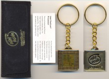 Intel keychain with Pentium die Intel keychain with Pentium die
