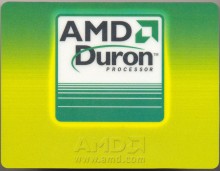 AMD mousepad 'Duron Processor' AMD mousepad 'Duron Processor'