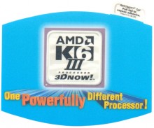AMD mousepad K6-3 "One powerfully different processor" AMD mousepad K6-3 "One powerfully different processor"