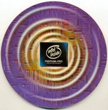 Intel mousepad holographic Pentium Pro