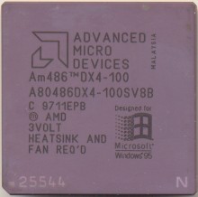 AMD A80486DX4-100SV8B Laser engraved AMD A80486DX4-100SV8B Laser engraved