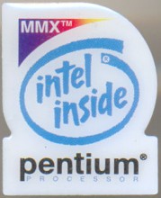 Intel pin 'Pentium MMX' Intel pin 'Pentium MMX'