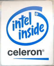 Intel sticker 'Celeron' 10x8 cm Intel sticker 'Celeron' 10x8 cm