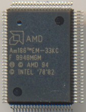 AMD AM186EM-33KC AMD AM186EM-33KC
