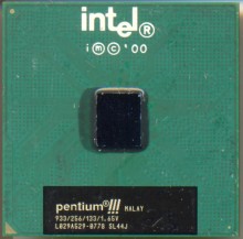 Intel Pentium III 933/256/133/1.65V SL44J Intel Pentium III 933/256/133/1.65V SL44J