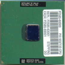 Intel Pentium III 933/256/133/1.75V SL52Q