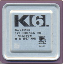 AMD K6/233ANR 'Big logo'