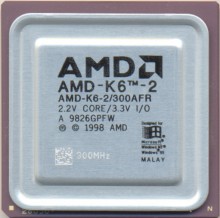 AMD K6-2/300AFR 'Black print' AMD K6-2/300AFR 'Black print'