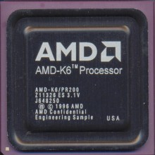 AMD K6 PR200 ES 'Blacktop' AMD K6 PR200 ES 'Blacktop'