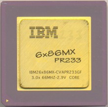 IBM 6x86MX PR233 CVAPR233GF 66 MHz bus IBM 6x86MX PR233 CVAPR233GF 66 MHz bus