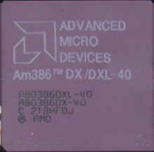 A80386DXL-40 / A80386DX-40 \"Black print\" A80386DXL-40 / A80386DX-40 \"Black print\"