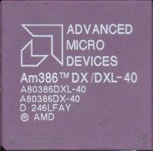 A80386DXL-40 / A80386DX-40 \"White print\" A80386DXL-40 / A80386DX-40 \"White print\"