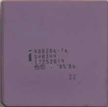 Intel A80386-16 'Double sigma'
