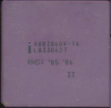 Intel A80386DX-16 'Double sigma'