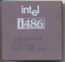 Intel A80486DX-33 SX329