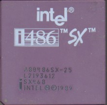 Intel A80486SX-25 SX468