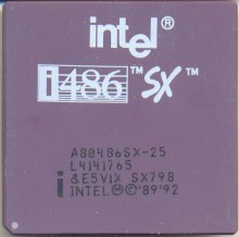 Intel A80486SX-25 SX798