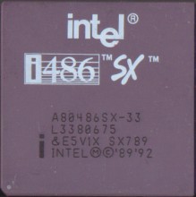 Intel A80486SX-33 SX789