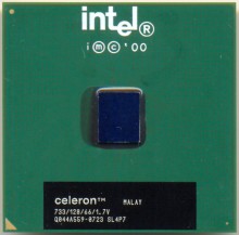 Intel Celeron 733/128/66/1.7V SL4P7 Intel Celeron 733/128/66/1.7V SL4P7