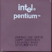 Intel A80502-100 SX970 Intel A80502-100 SX970