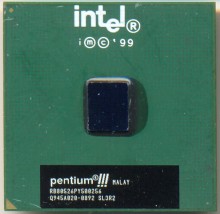 Intel Pentium III RB80526PY500256 SL3R2